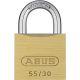 ABUS 55/30 C KD All Weather Solid Brass, Keyed Different