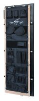 AMSEC Model 13 Premium Door Organizer features various see-through pouches and pockets