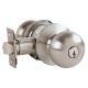 Arrow MK Series Grade 2 Turn-Pushbutton Tudor Knob Lock, Optional Finishes