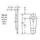 Olympus 720-3-5 Long Inverted Bent Lock Cam (20 Pack)