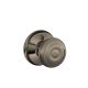 Schlage F Series Georgian Residential Dummy Knob, Optional Finishes