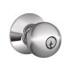 Schlage F51A Orbit Residential Keyed Entry Knob, Optional Finishes