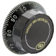 S&G D690 Series Key Locking Mechanical Safe Lock Dial, B&W, Optional 3.4-12