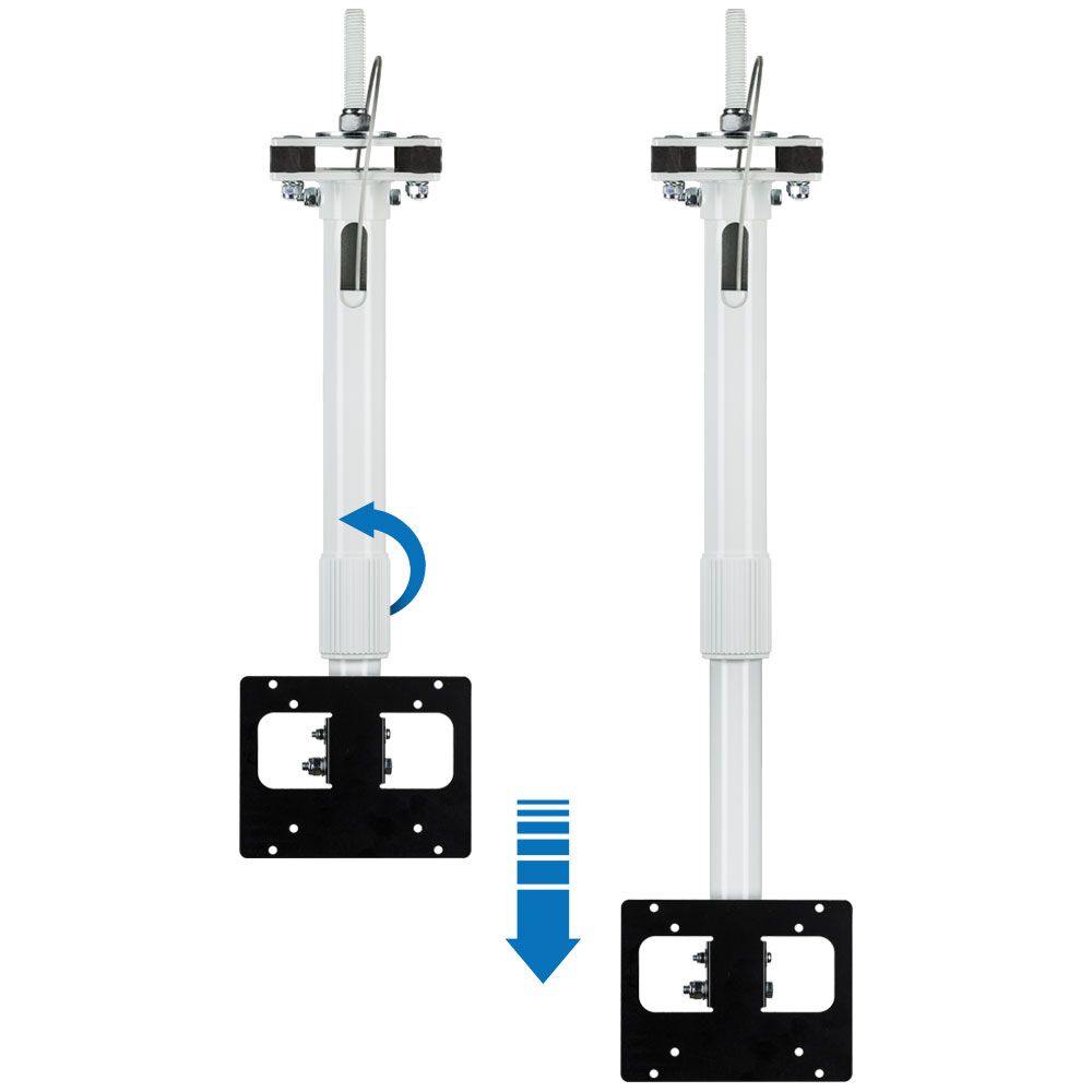 Clinton Electronics CE-CM-LX-17 Telescoping Ceiling Mount LCD/PVM