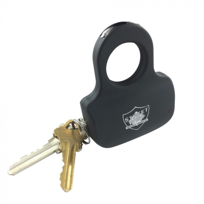 Streetwise Sting Ring Stun Gun w/ Key Ring, 18M Volts