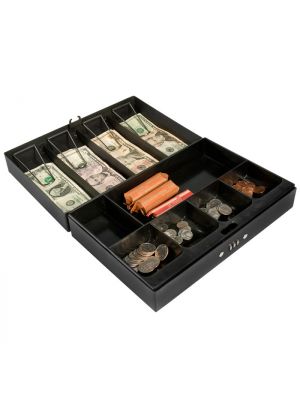 Barska CB11794 Cash Box w/ Compartment Tray