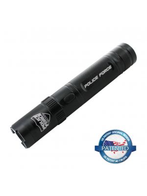 Police Force Tactical Stun Flashlight in use