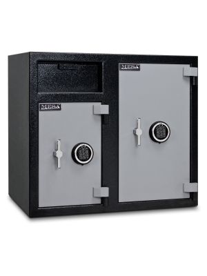 Mesa Safe MFL2731 Dual Door Depository Safe shown with electronic keypad lock