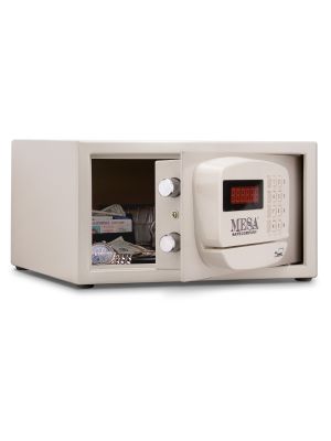 Mesa Safe MH101E Hotel Safe features 2 large electronic locking bolts