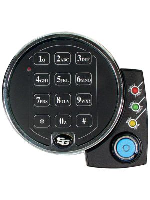 S&G 6127 Electronic Dead Bolt Vault Lock with keypad extension