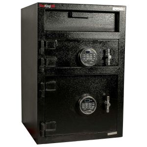 FireKing MB3020-FK1 Double Door Depository Safe, angle