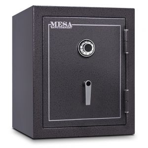 Mesa Safe MBF2620 Burglary & Fire Safe shown with UL listed Group II combination lock
