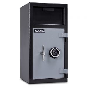 Mesa Safe MFL2714-ILK Depository Safe shown with electronic keypad lock