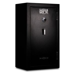 Mesa Safe MGL36 30 Minute Fire Gun Safes shown with UL listed group II combination lock