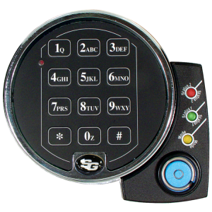 S&G 6127 Electronic Dead Bolt Vault Lock with keypad extension