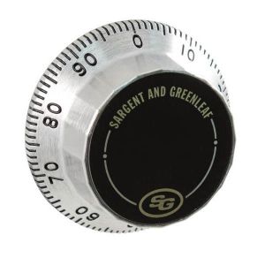 S&G Mechanical Safe Lock Dial shown with ring (sold separately)