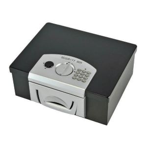 STEELMASTER Electronic Security Box, Black